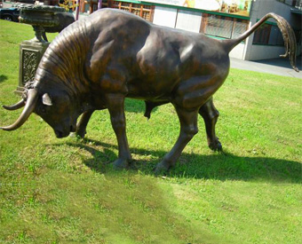 鑄銅牛雕塑